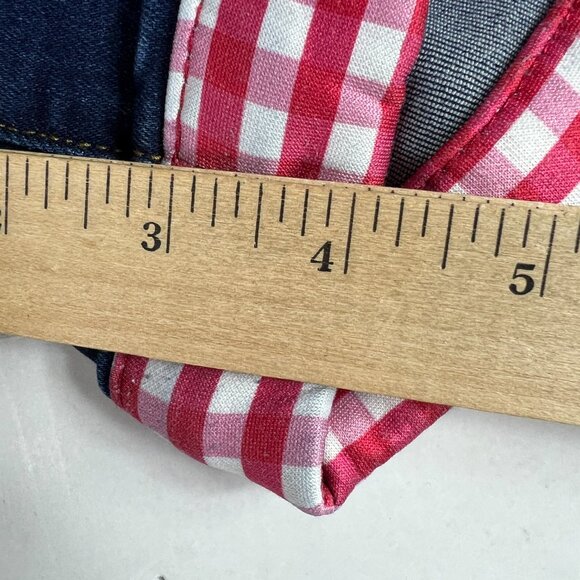 Judy Blue Jean Shorts Women's Plus 32* High Rise Blue Cuffed Denim Jorts Tag 1XL - Picture 12 of 16